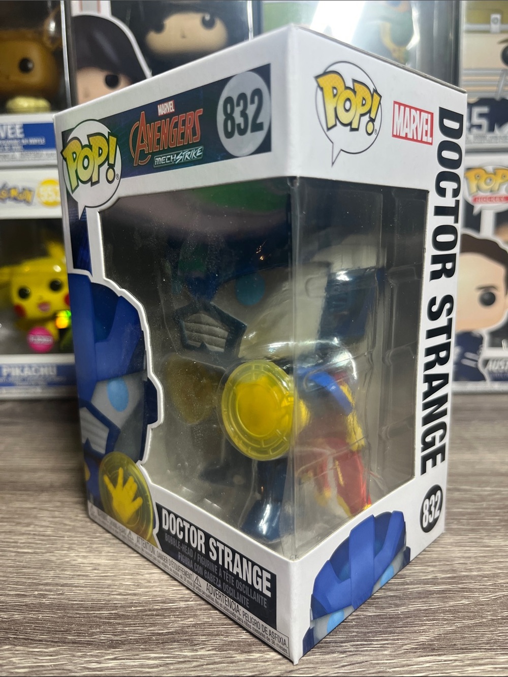 Marvel Doctor Strange Pop! Figure in Blue and Yellow (Avengers Mech-Strike) - Picture 2 of 5